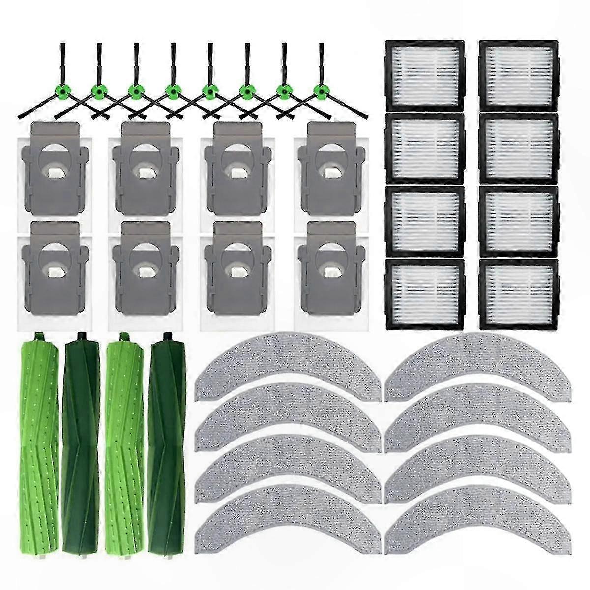 Spare Parts Kit for Combo J7+ and J9+ with Main Brush, Side Brush, HEPA Filter, and Mop Cloth