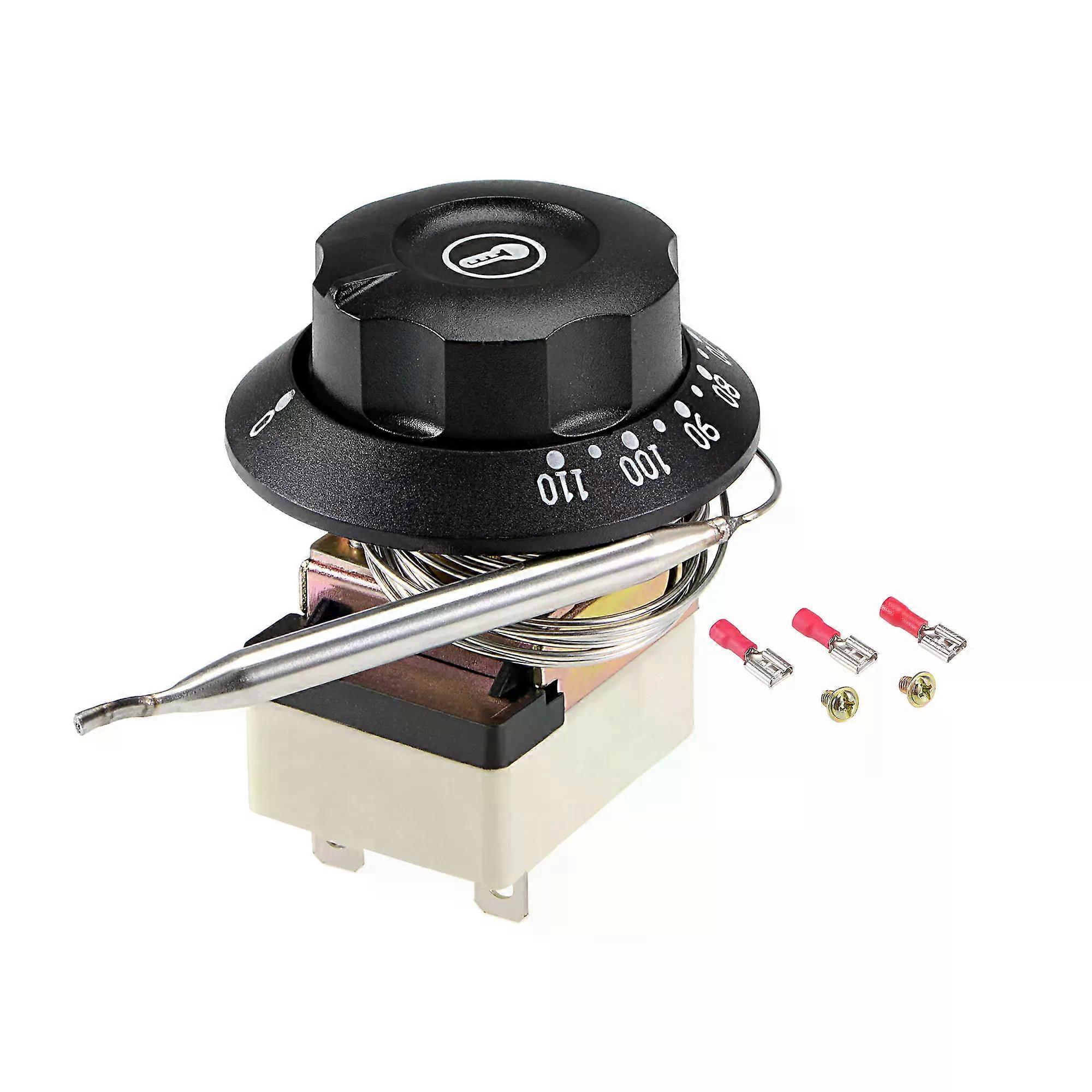 Uxcell 1NO 1NC 250V 16A 30-110C 0-300C 50-400C Temperature Control Switch Capillary Thermostat for Oven Refrigerator Heater