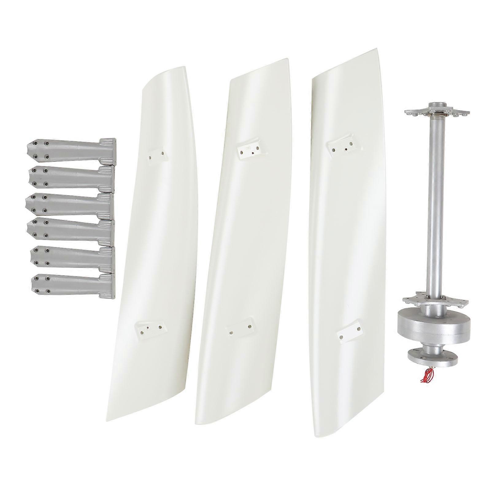 800W weiße Magnetschwebebahn mit vertikaler Achse und MPPT-Controller