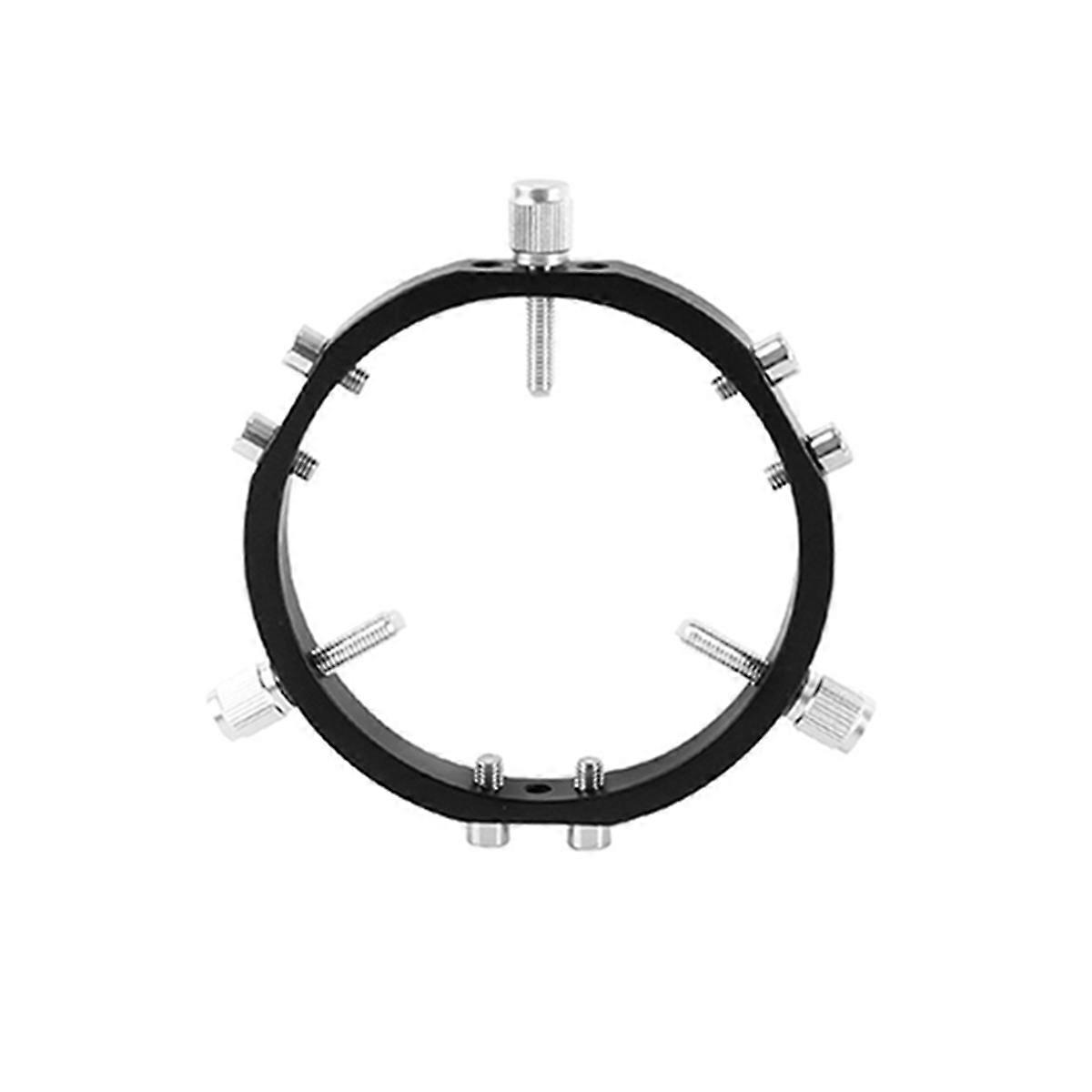 Star Finder Mount 3-Point Astrophotography Guide Locking Rings for Telescope Mount Finder Pointer 100mm Black