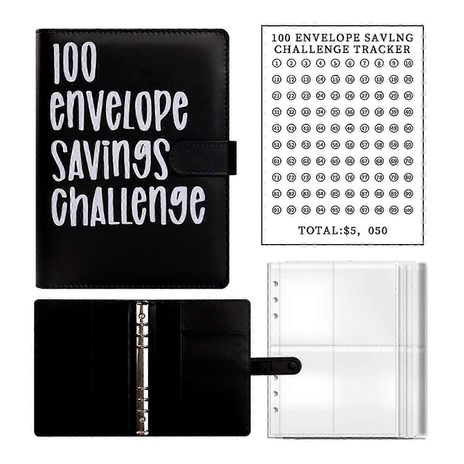 Affordable Binder Planner with Transparent Pocket and 25 Stickers - Organise Your Schedule Easily