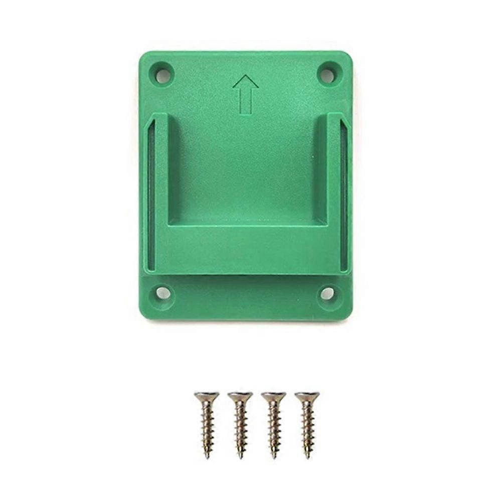 1Pcs Wall Mount Holder Tool Storage Rack Bracket Fixing Devices for // 18V 36V Power Tool Green