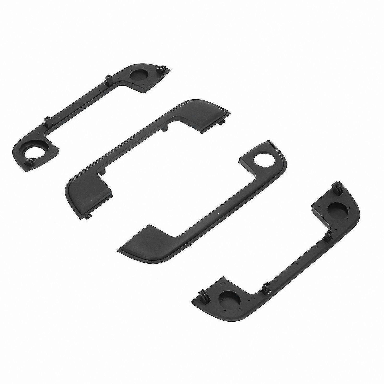 Black Door Handle Trim Cover Set for E36 E34 E32 Exterior Frame Replacement Parts