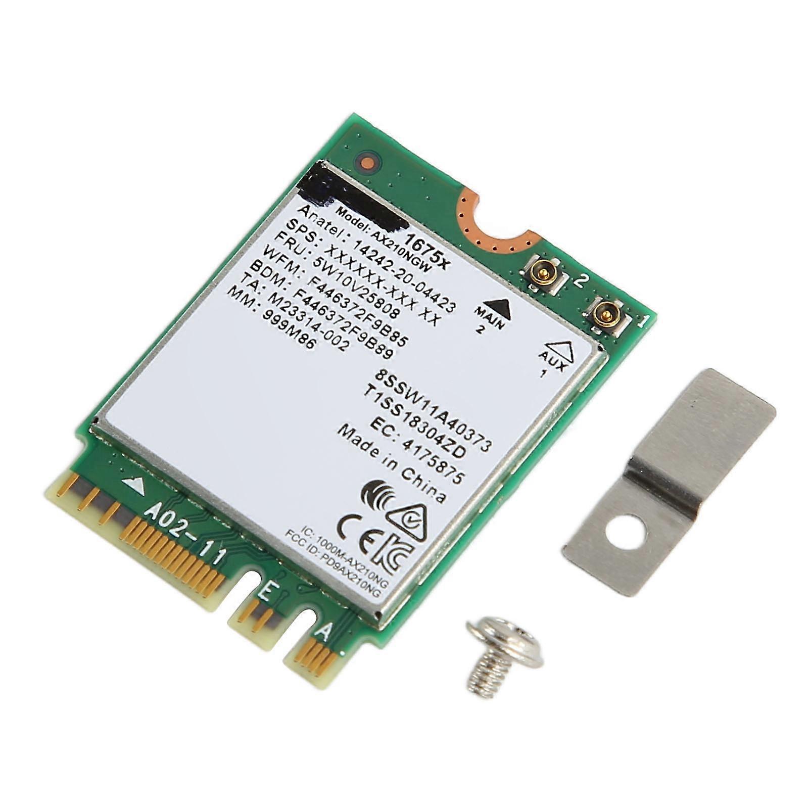 Tri Band WiFi Card 1675X AX210NGW M.2 NGFF Wi-Fi 6E Bluetooth5.2
