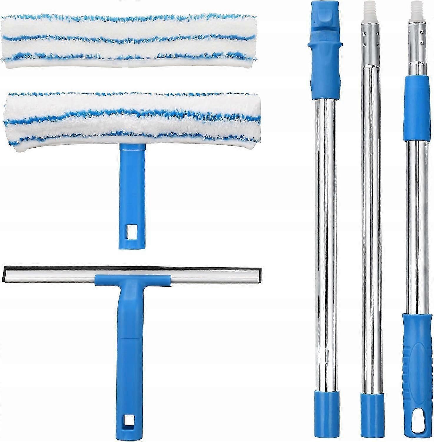 Mitclear Professional Window Cleaning Set With Long Handle (146cms