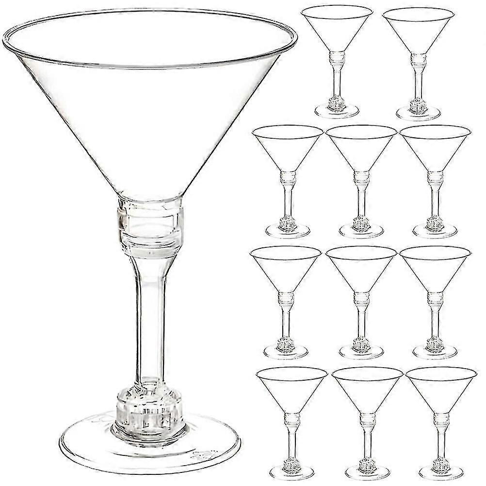 15db eldobható koktél csésze törhetetlen koktélpohár party fesztivál ivó serlegek