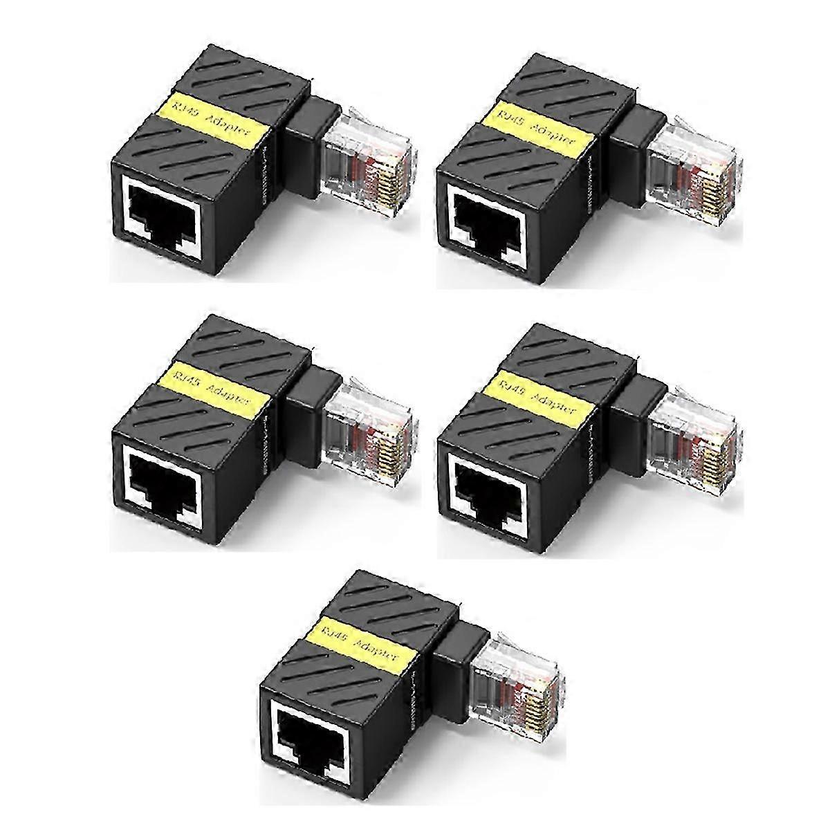 90 Degrees Right Angle RJ45 Plug for Network Cable Extension