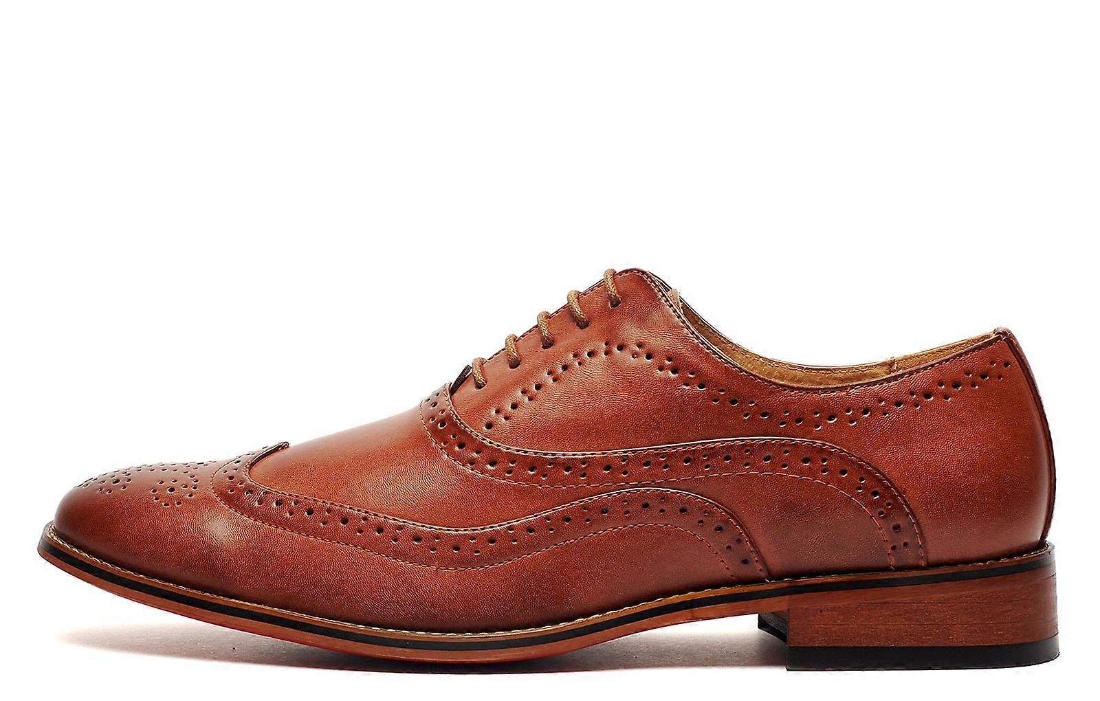 Goor Akron Brogues Mid Brown