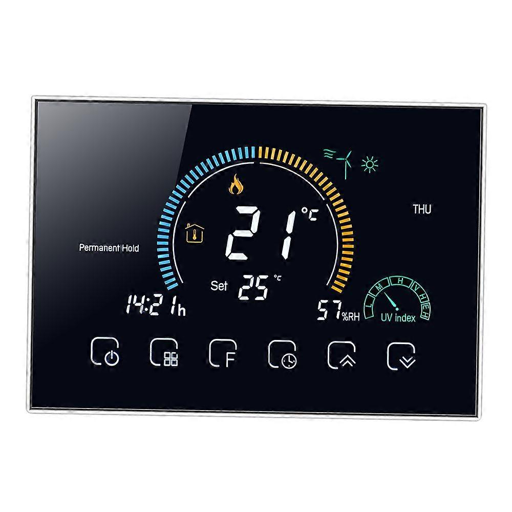 95-240V Wi-Fi Smart Programmable Thermostat 5+1+1 Six Periods Voice APP Control Backlight LCD Water/ Gas Boiler Heating Thermoregulator with UV Index