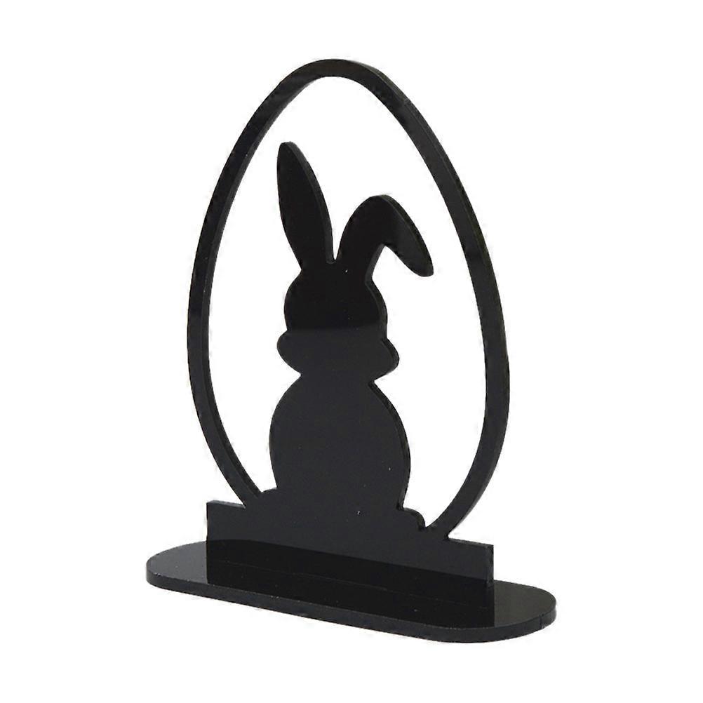 Desktop Acrylic Bunny Ornament for Decoration 3Pcs Easter Rabbit Sign