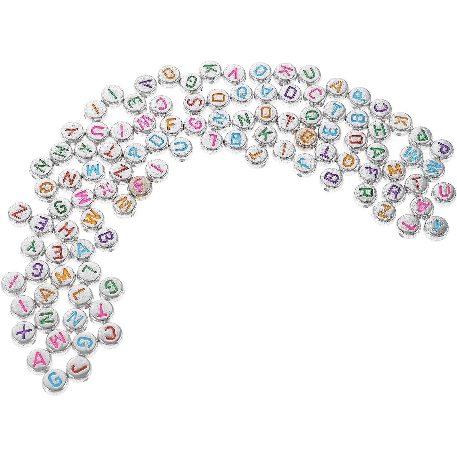 Assorted Color Acrylic Letter Beads for Bracelets 4000Pcs for DIY Use