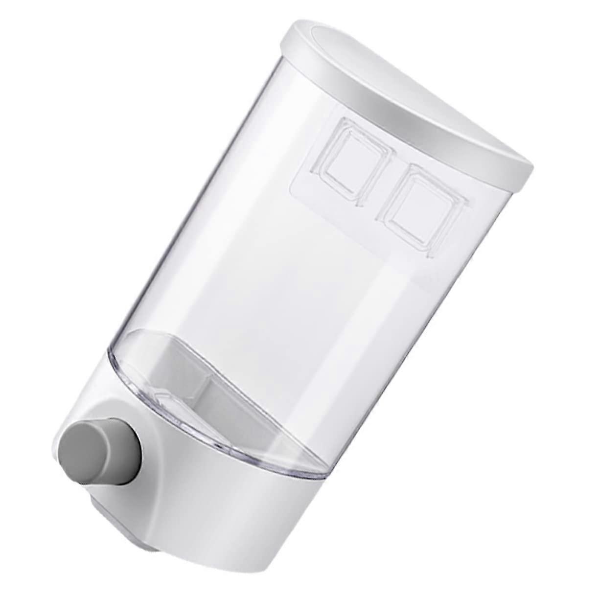 Seal Jar for Coarse Cereal Wall Mounted Storage Organizer with Easy Install Lids, Durable Material, 1.5 Liter Capacity