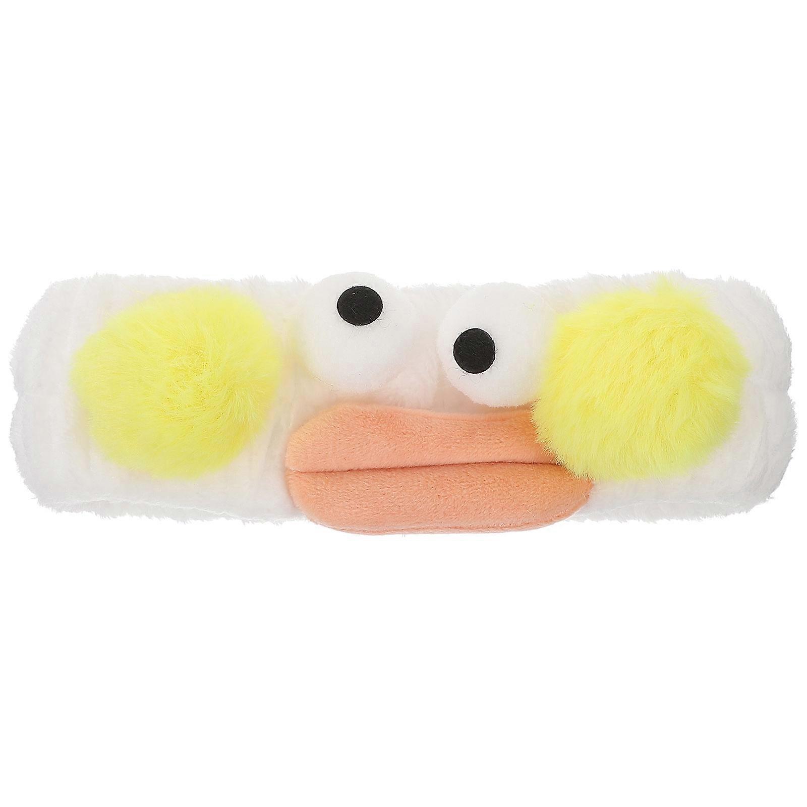 3Pcs Funny Design Spa Headband For Women Suitable For Shower Use With Comfortable Plush Material Texture