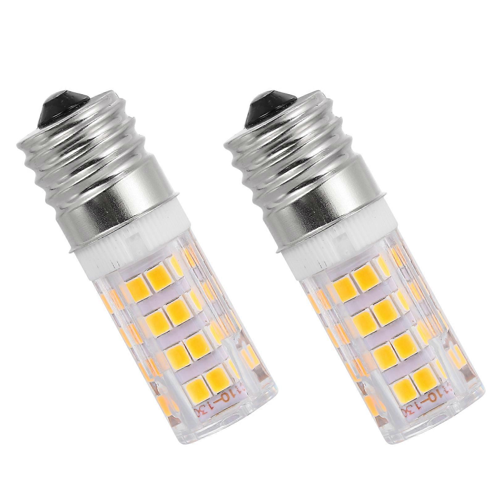 LED Oven Lamp E17 Appliance Bulb Replacement 2Pcs Microwave Use