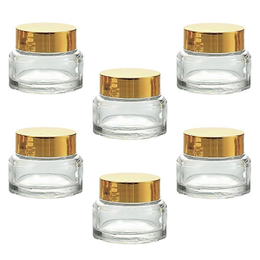 Multi Glass Container Jars For Personal Care Products 30ml Refillable Leak-Proof Storage 12Pcs Perfect For Travel