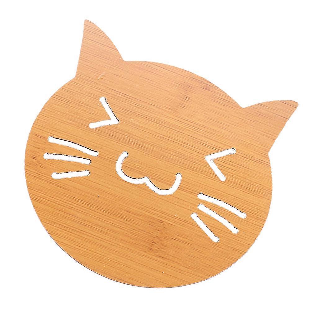 Solid Wood Coasters Heat Resistant For Bowl Holder 2Set