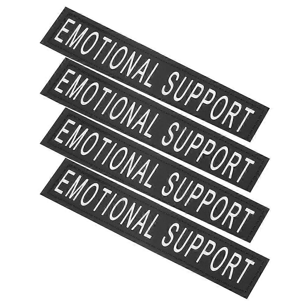 Reflective Dog Patch for Harness with 4Pcs Safety and Support Patches