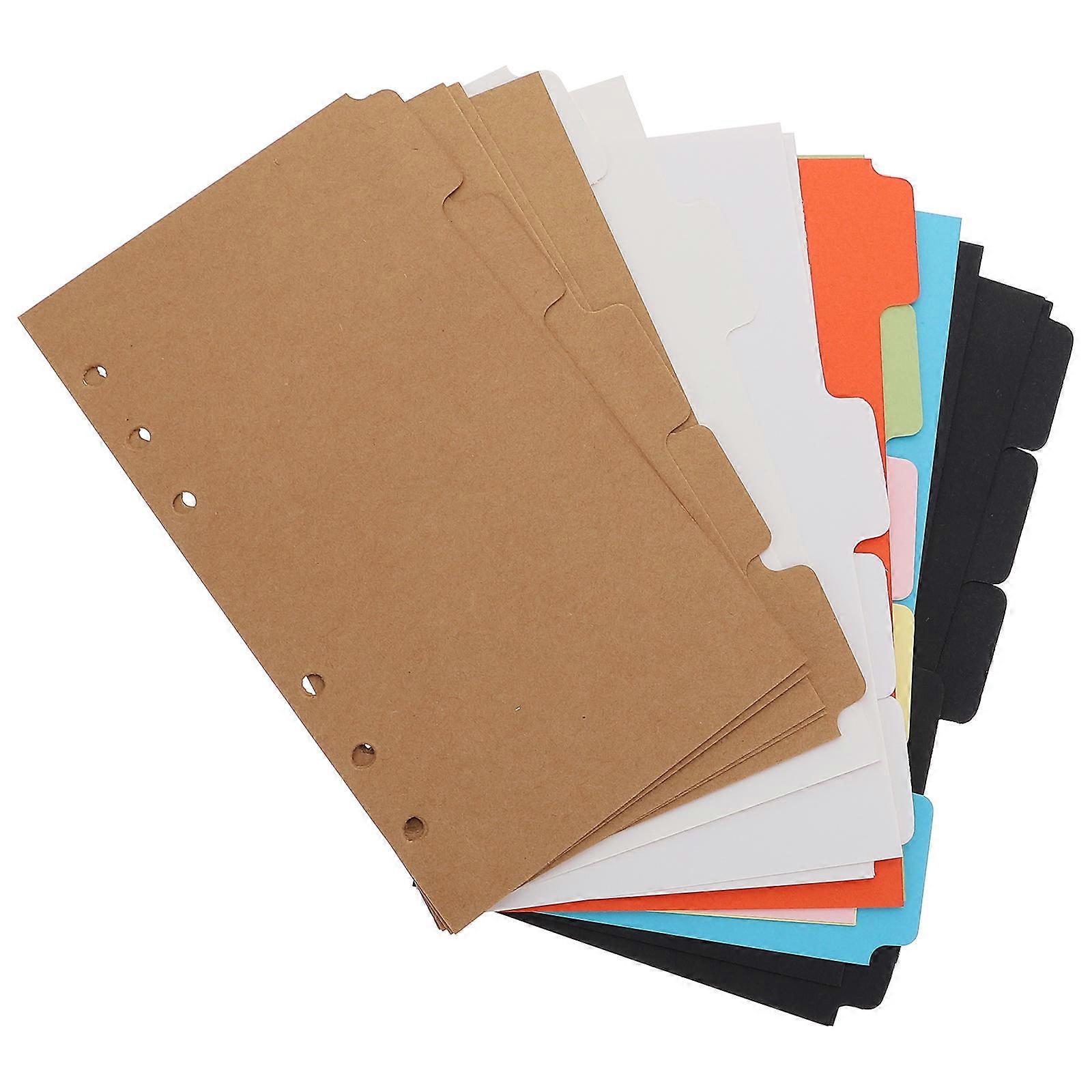Convenient Index Dividers for Organizing with 40Pcs Paper Binder Tabs