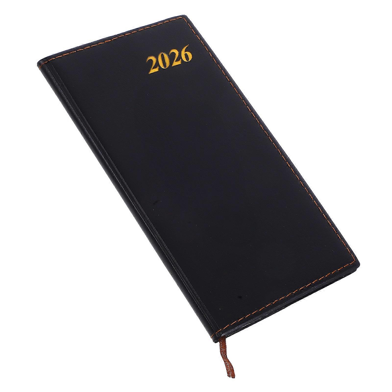 Daily Weekly Planner Notebook for 4Pcs with Organized Pages and Black Cover