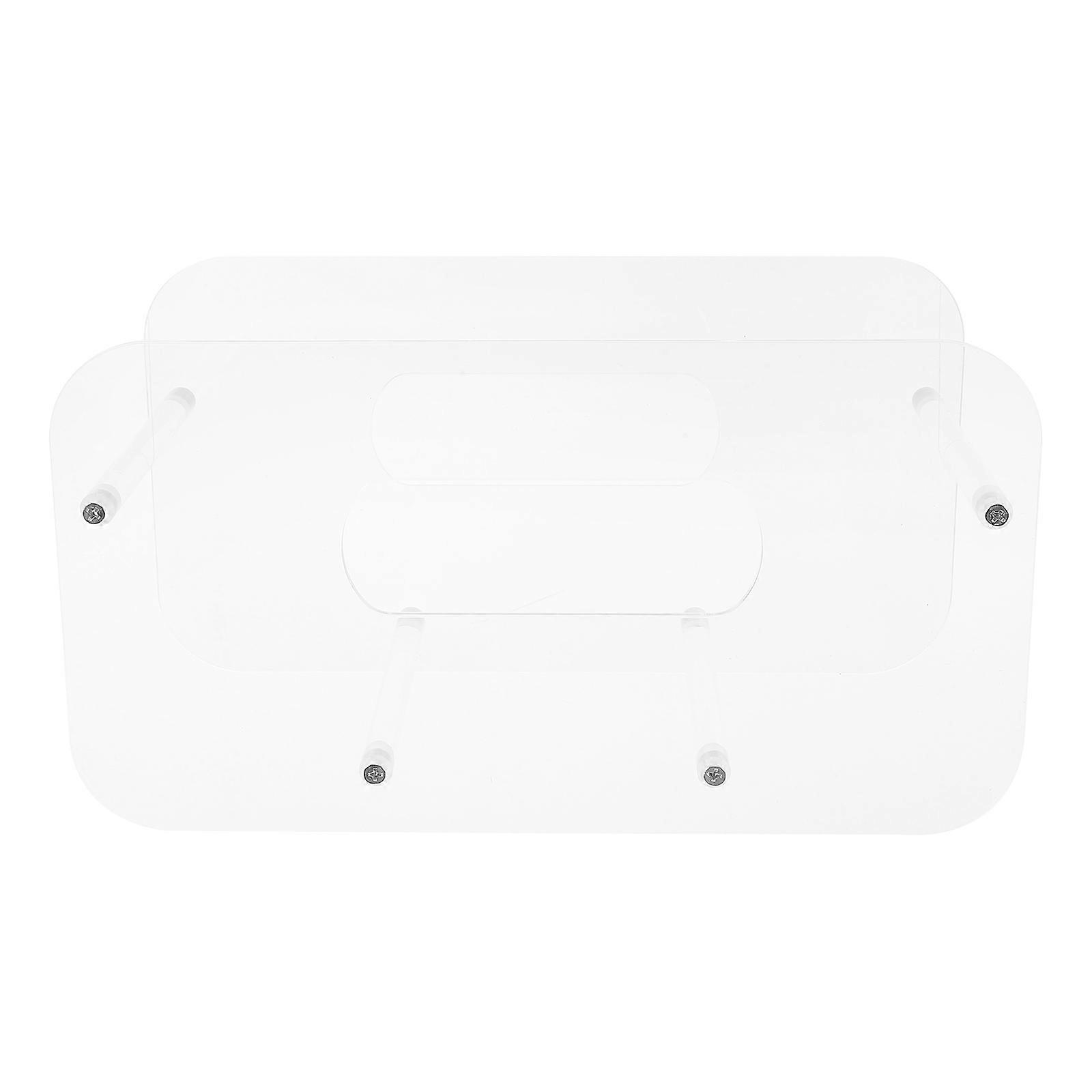 Transparent Acrylic Plate Rack for Dish Drying 2Pcs Kitchen Organizer