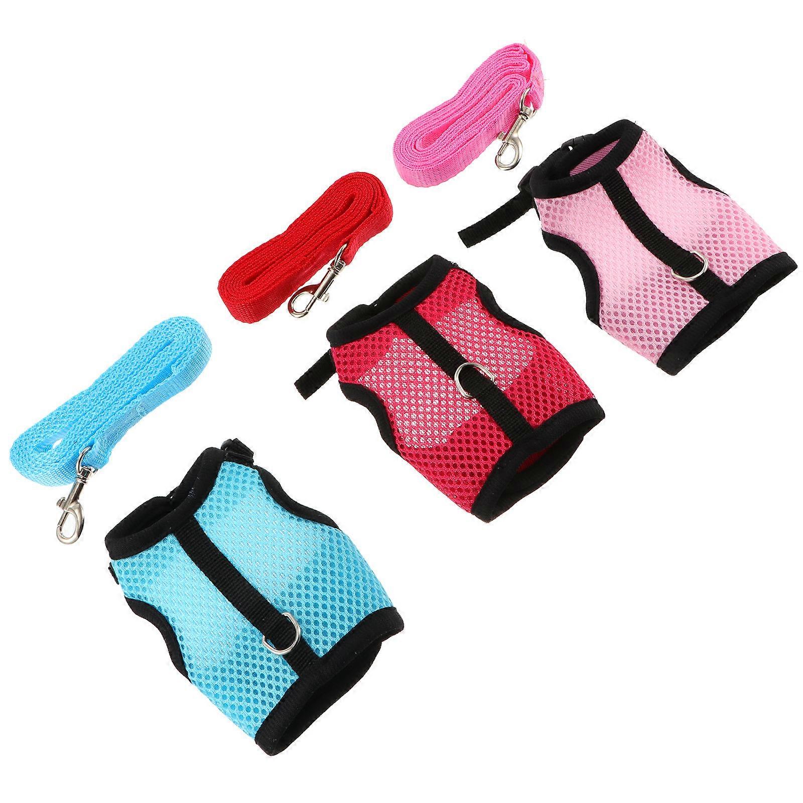 Vest Leash for Rabbit for Comfortable Walking 2Pcs Set
