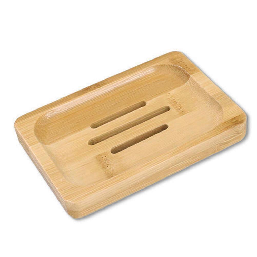 Soap Holder With Drain Wood Soap Box Case For Home Kitchen Bathroom Use Assorted Color 2Set