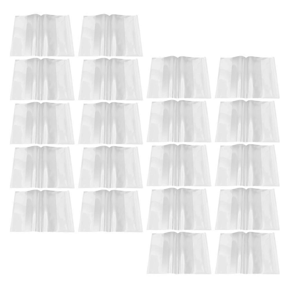 Clear Book Sleeve Protector Plastic for Notebook Protection 100Pcs