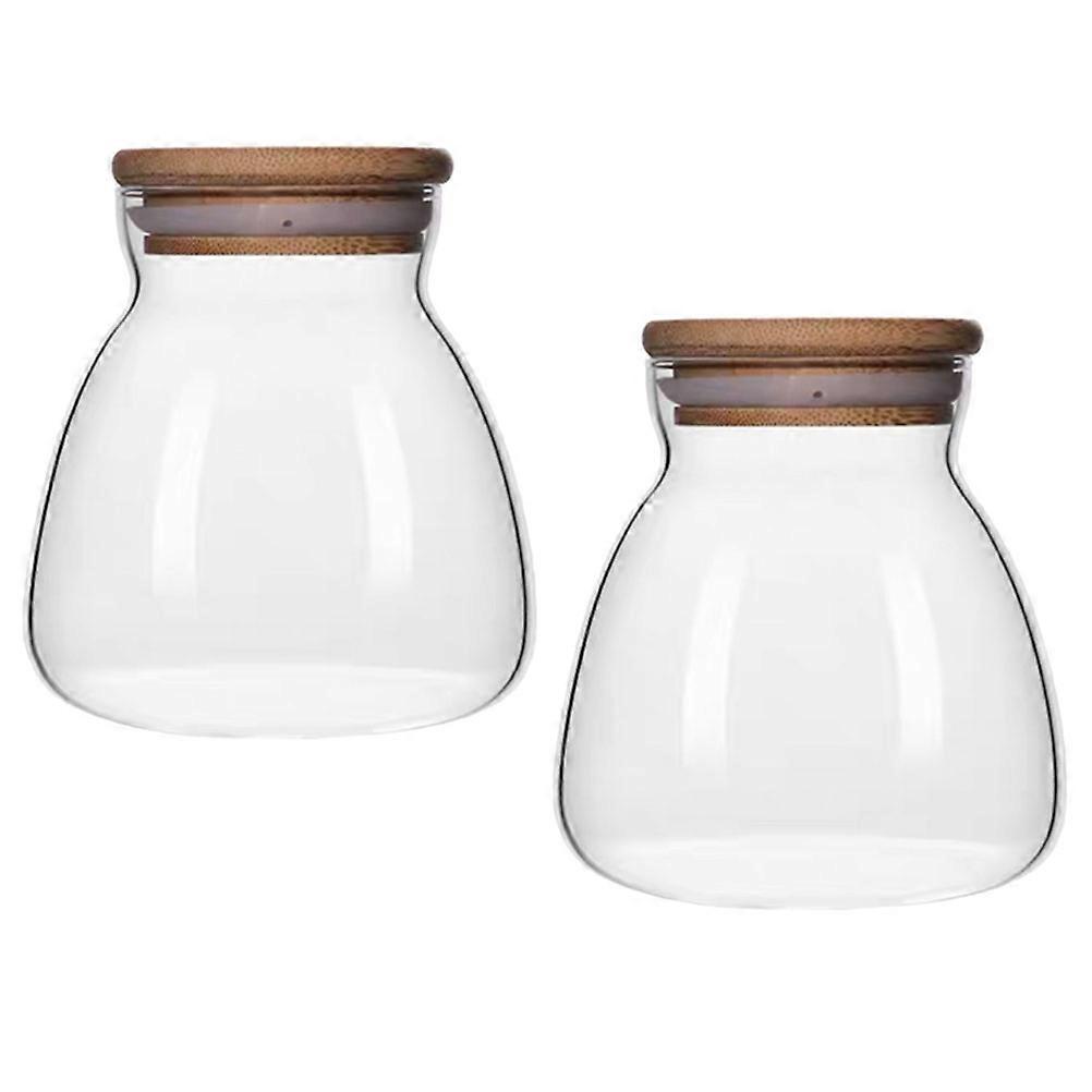 10Pcs Transparent Household Glass Storage Containers For Food Preservation With Square Shape And Moisture Proof Design