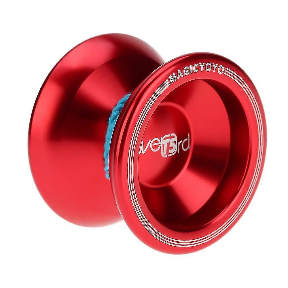 Professional Magic Yoyo T5 Overlord Aluminum Alloy Metal Yoyo 8 Ball KK Bearing with String for Kids Lake Blue 2025