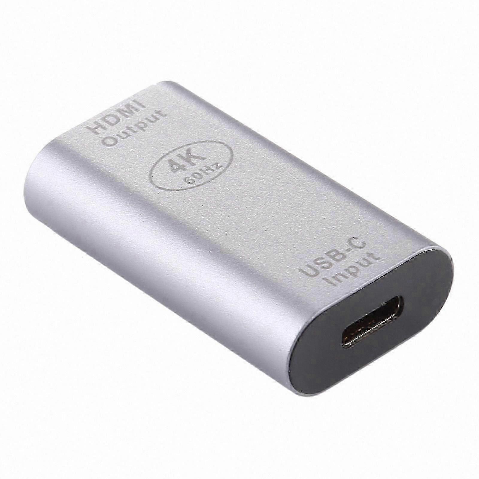 Aluminum Alloy Type-C to HDMI Female Adapter for USB-C Connectivity