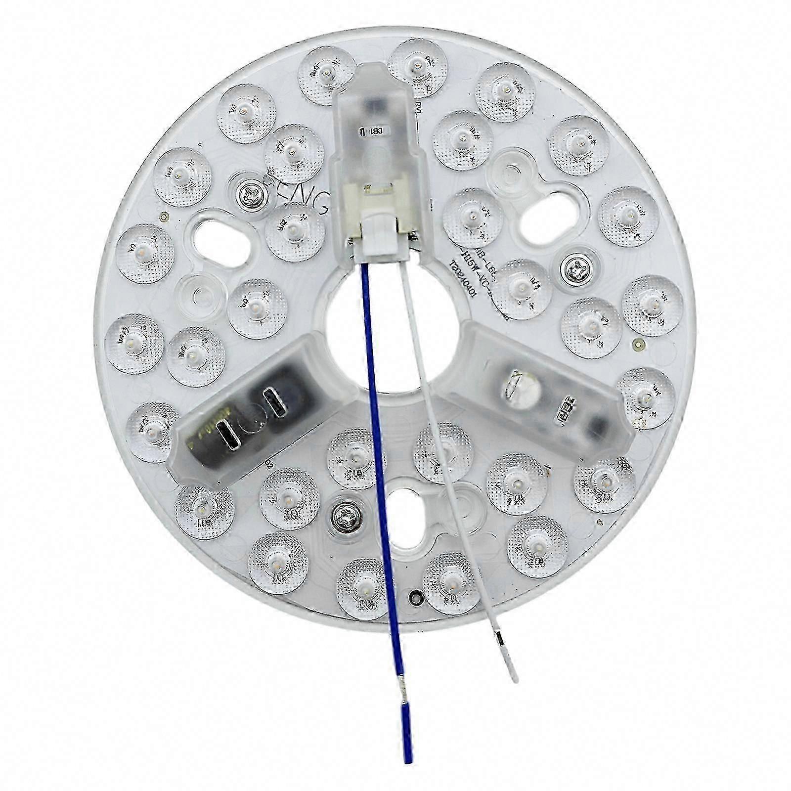 15W LED Ceiling Fan Light Kit, Round Panel with 3 Color Temperatures, Easy Replacement