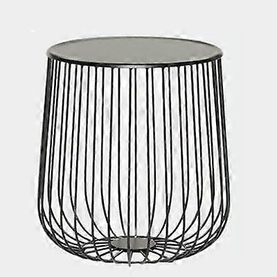 Birdcage Table Unopened Desktop Small Black Creative Coffee Table For Living Room And Bedroom Art Table