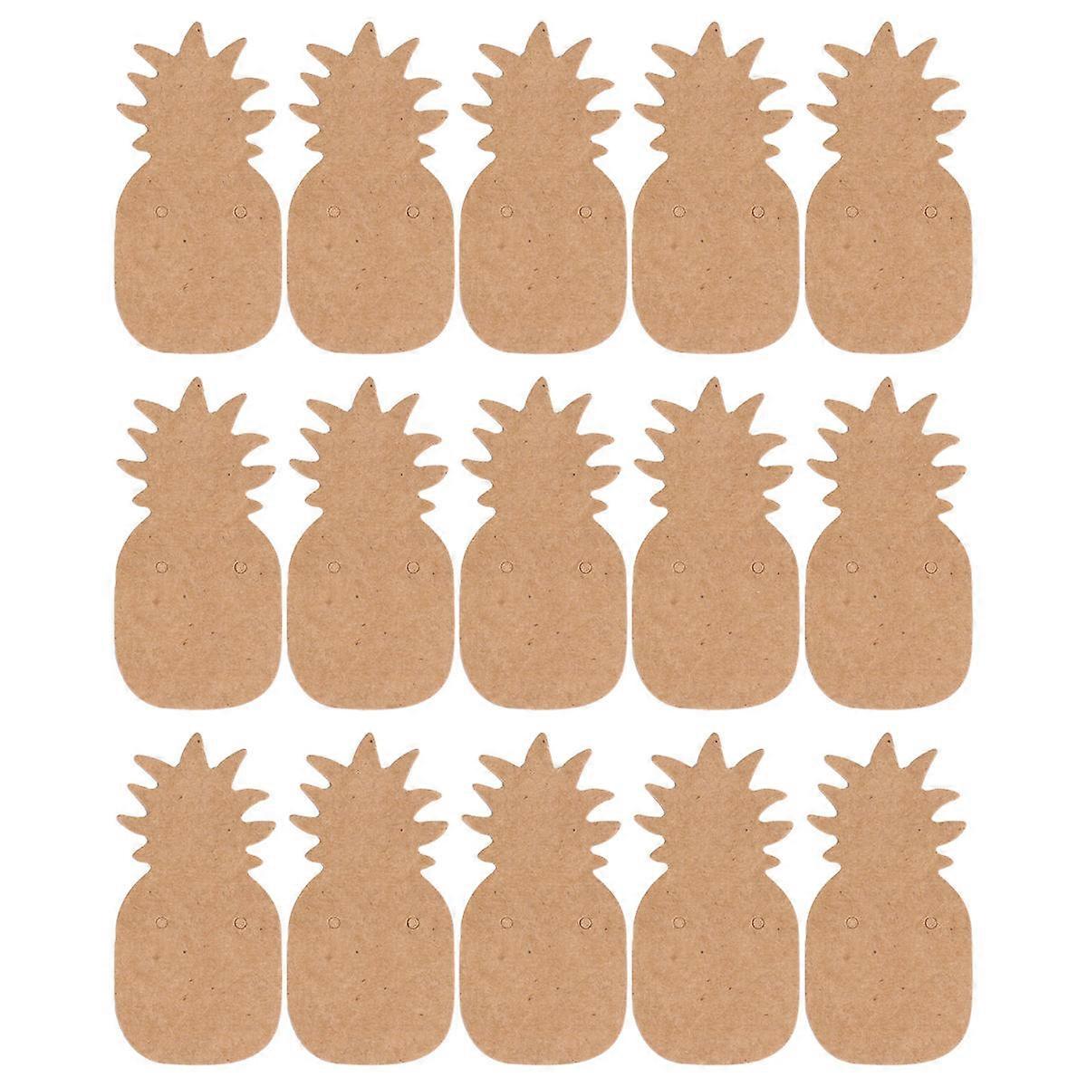 Earring Cards Pineapple Shape Earring Tag Cards for Display 300Pcs