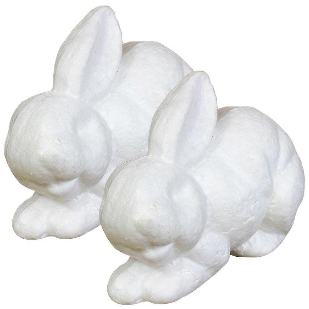 Rabbit Craft 4 Pcs Ornaments For Kids Photography Scene DIY Painting Design Durable Foam