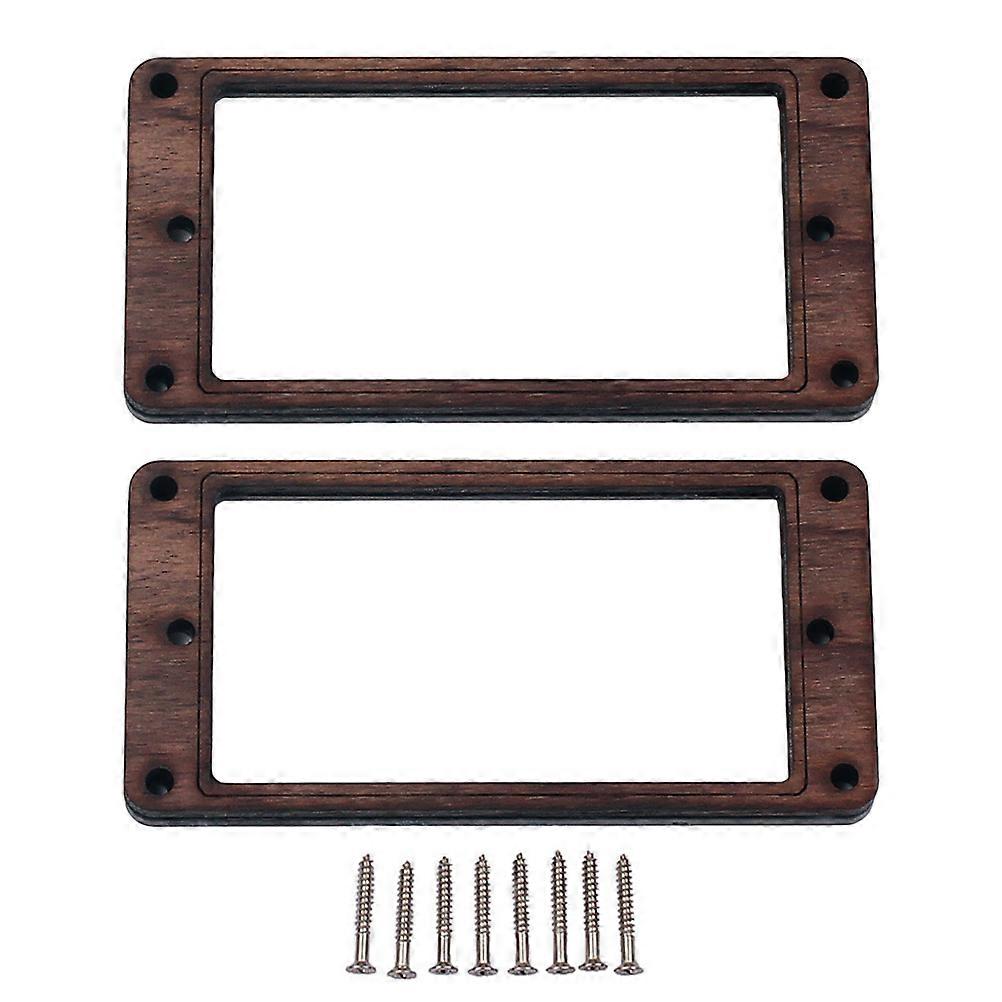 Double Coil Pickup Mounting Ring Slanted Humbucker Frame 4Pcs