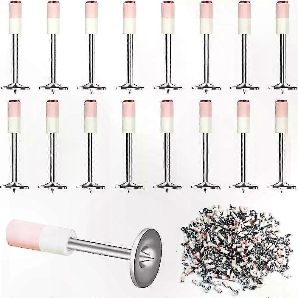 400-Pack 7.3mm Brad Nails for Woodworking and Framing with Pneumatic Nailers