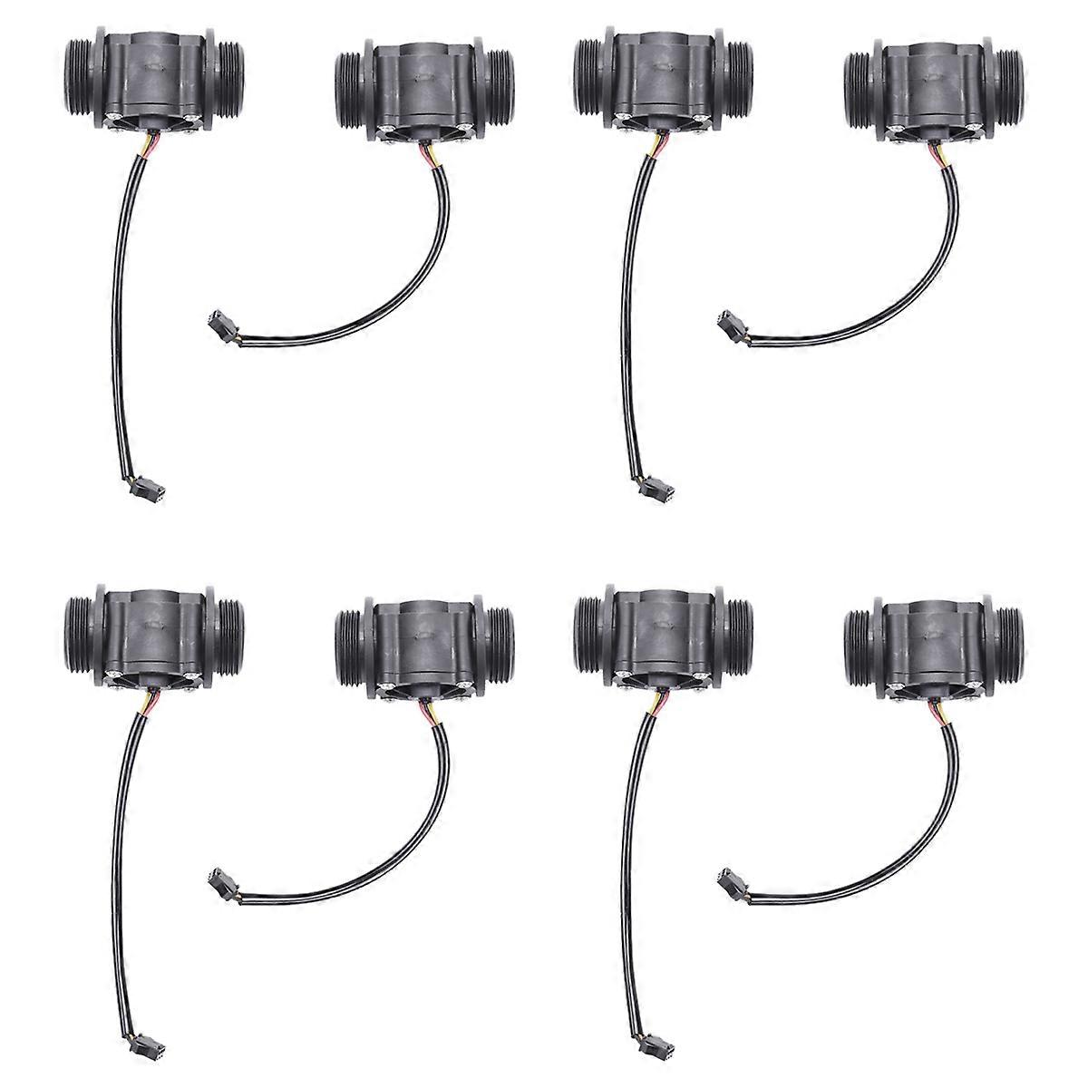 2PCS Water Flow Sensor Fuel Flow Meter Water Meter Sensor 1-60L/Min