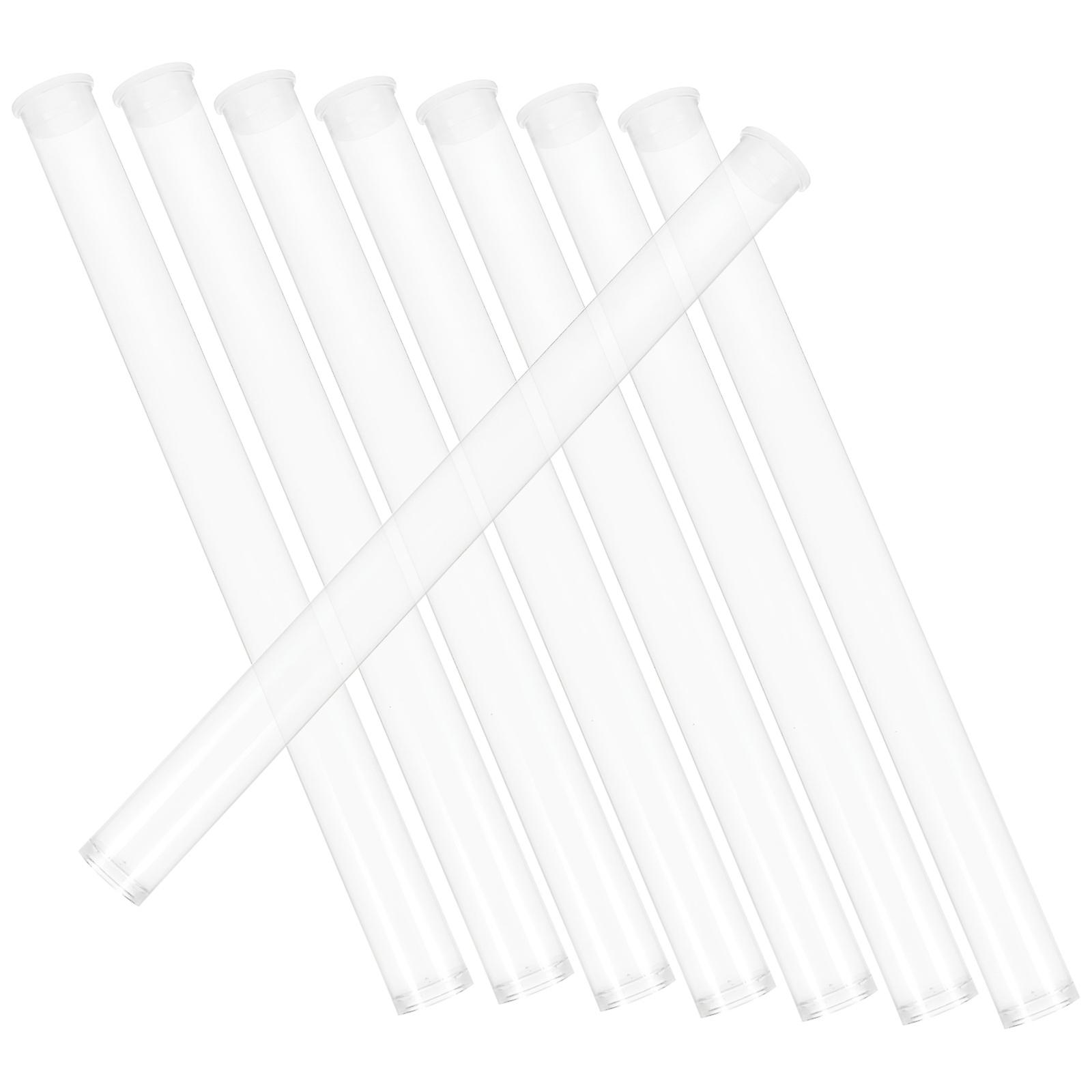 Transparent Incense Holders Acrylic Tubes for Storage Use 32Pcs Set