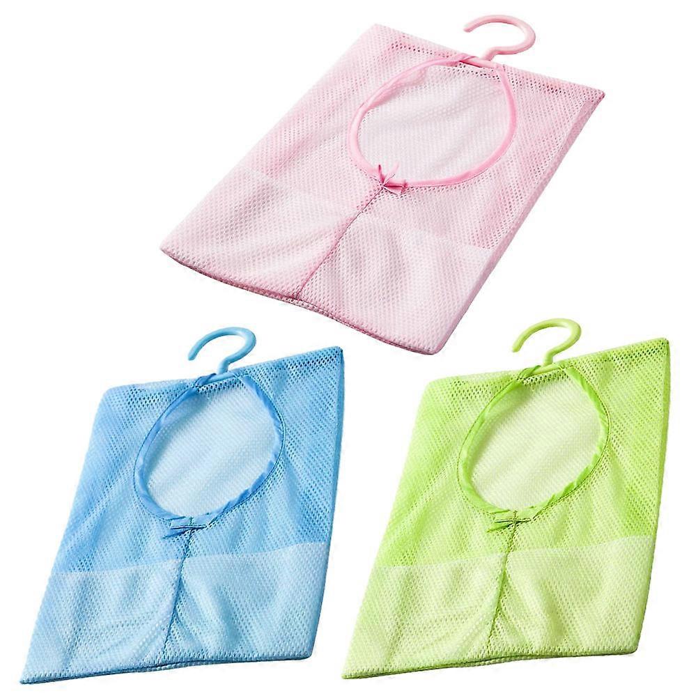 Wall-Mounted Mesh Bag for Storage Organizer in Laundry Room 12Pcs