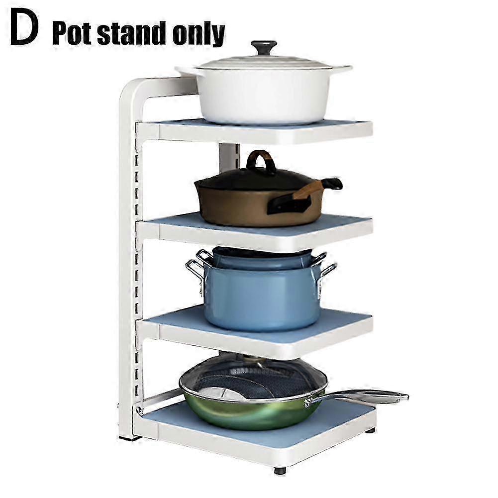 Organiseur de casseroles 25-26 sous l'armoire Organiseur de casseroles réglable à 2-4 niveaux à l'intérieur de l'armoire