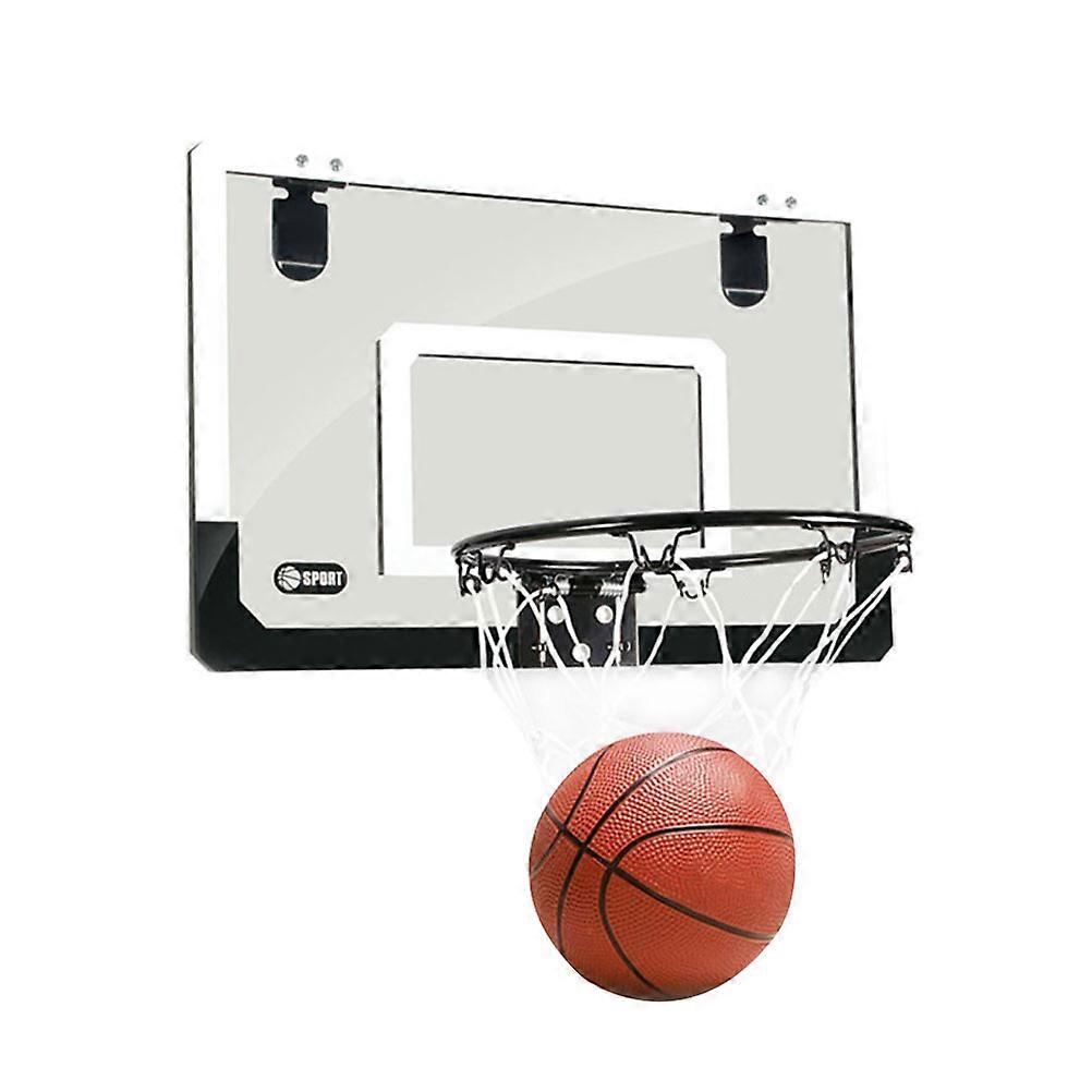 Mini Basketball Board Set for Playing 2Pcs Durable Transparent Backboard