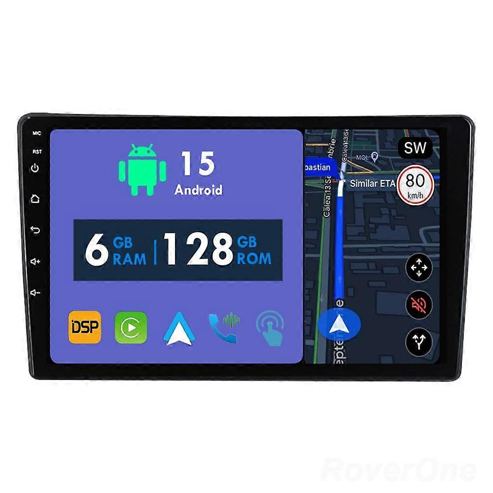 Car Radio 6G+128G CarPlay GPS Navigation Head Unit for Citroen C5 2 2008 - 2017 Android Auto Bluetooth Stereo Touch Screen