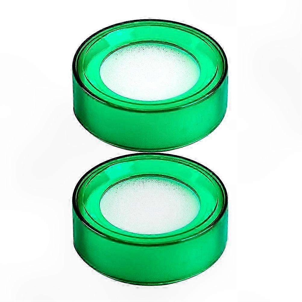2pcs Desktop Finger Moistener Sponge for Money Counting and Paper Handling in Office