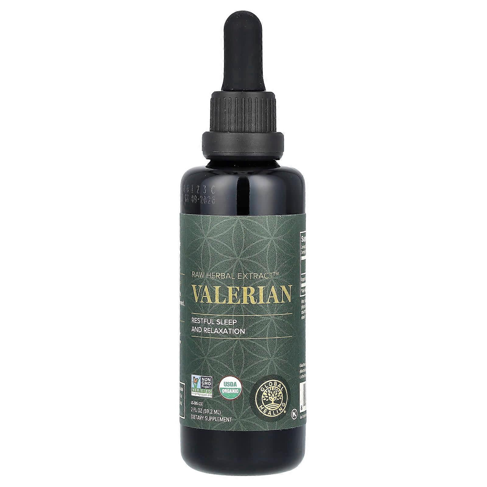 Raw Herbal Extract, Valerian, 2 fl oz (59.2 ml)