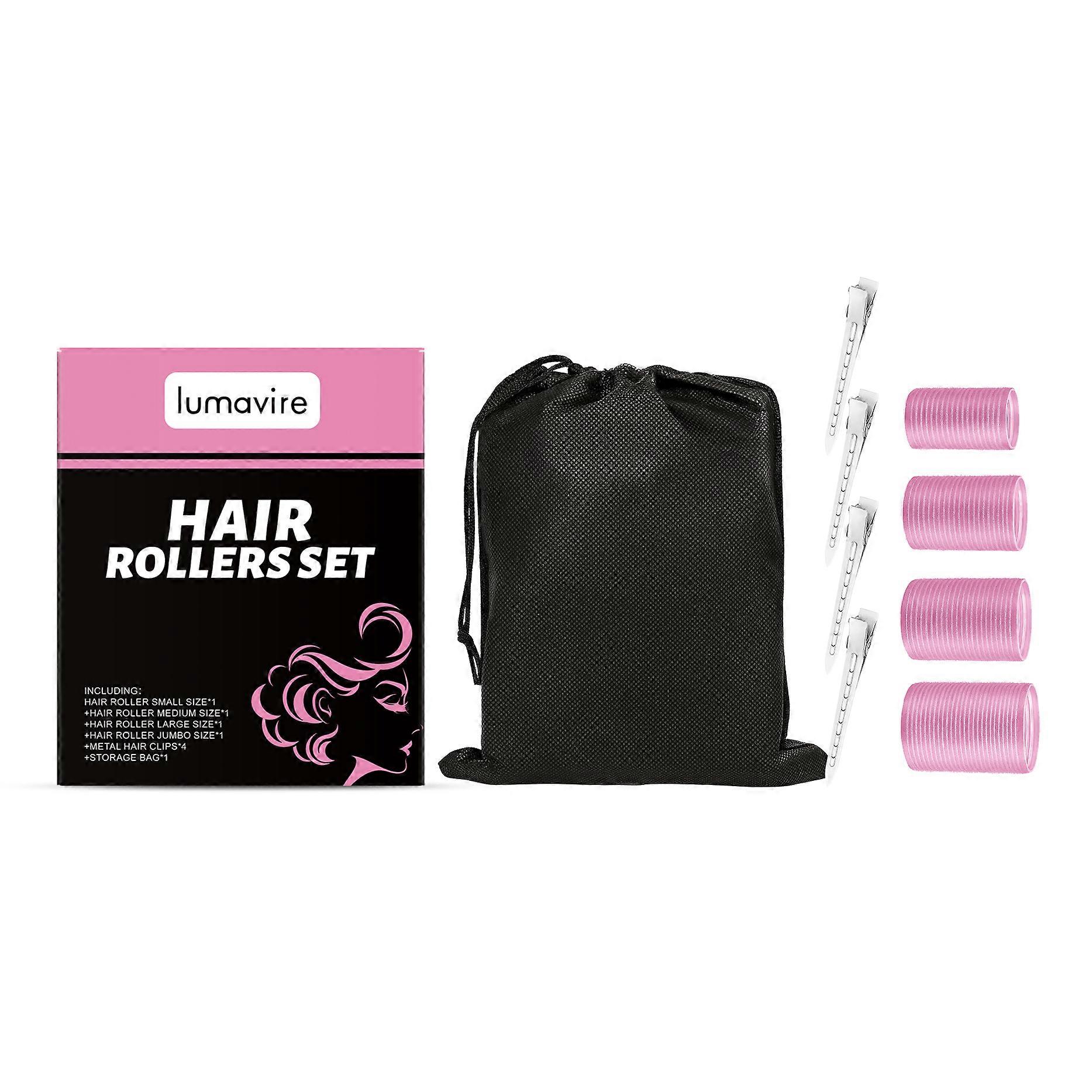 Lumavire Self-Adhesive Curling Set, A Perfect Tool For Lazy People To Style Natural Air Bangs And Big Waves