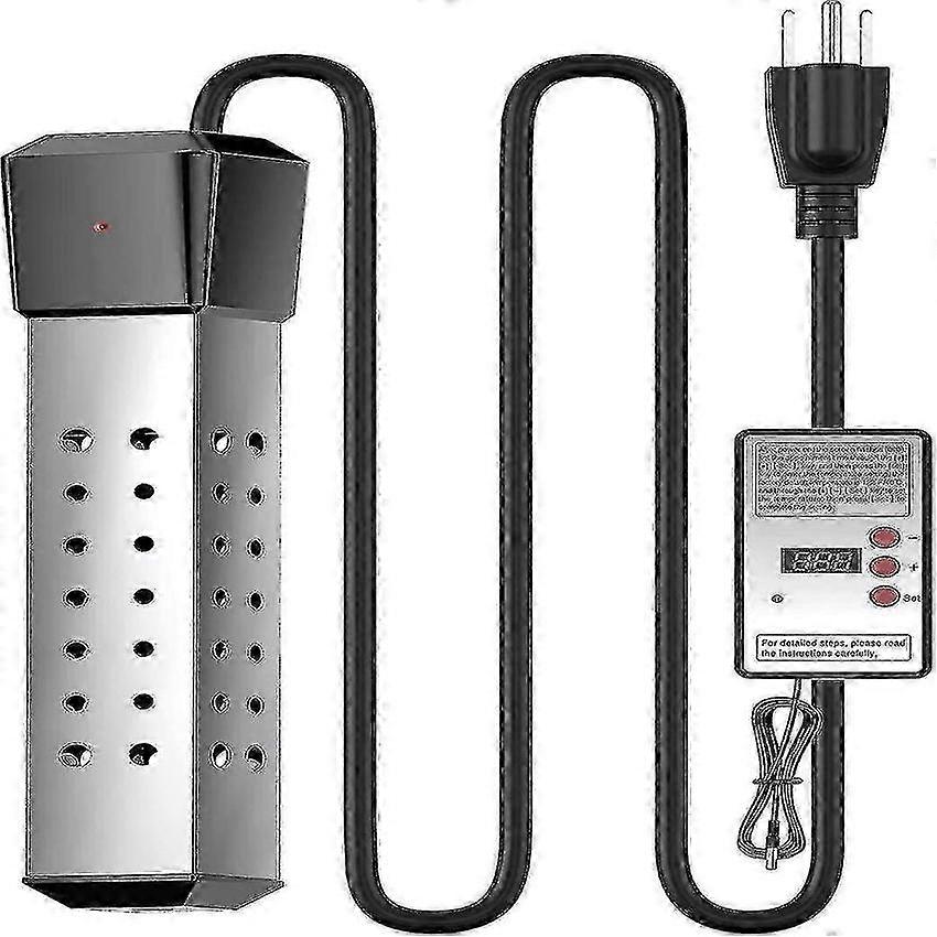 Poolvarmer med 304 rustfrit stål afskærmning og controller