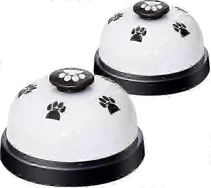 2 عبوة جرس للتدريب على استخدام الحمام على الباب ، أجراس الأليفة للكلاب للخروج ، جرس باب عالي الجودة وبصوت عال ونقي ، اتصال الجرو والقطط