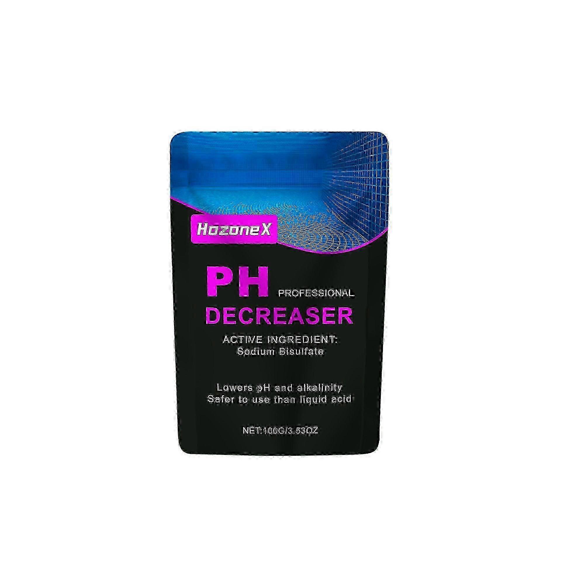 Ph Down For Pools - 5lb - Sodium Bisulfate Ph Decreaser For Pool Alkalinity Decreaser - Easy Dissolving Dry Pool Chemicals - 100g