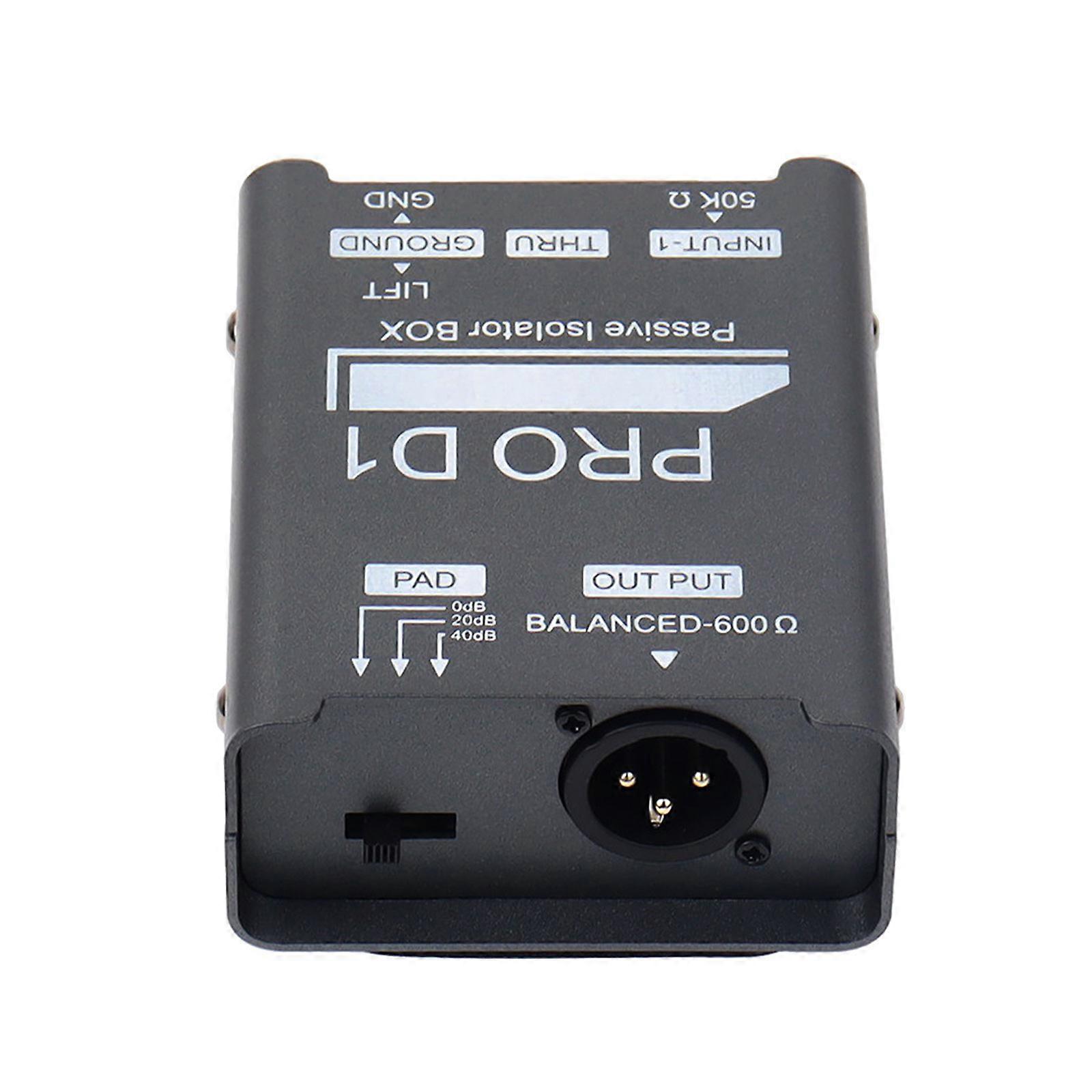 Sound Currents Eliminators Box for Ground Isolator Noise  for Different Sound Systems Using Transmission Multicolor