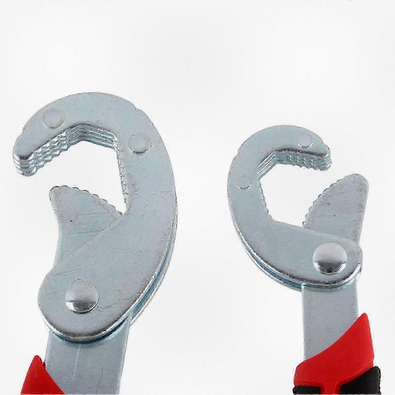 Improved 2-Piece Self-Adjusting Wrench Set with Multifunctional 932mm Universal Grip - Pipe Spanner for Various Applications